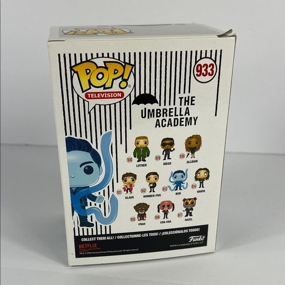 Funko Pop #933 The Umbrella Academy Ben Glows in Dark Hot Topic Exclusive Pop TV - Picture 3 of 6